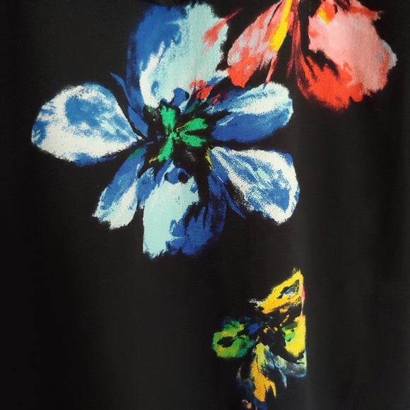 Mossimo Floral Ruffle Shirt Size XS - Picture 5 of 8